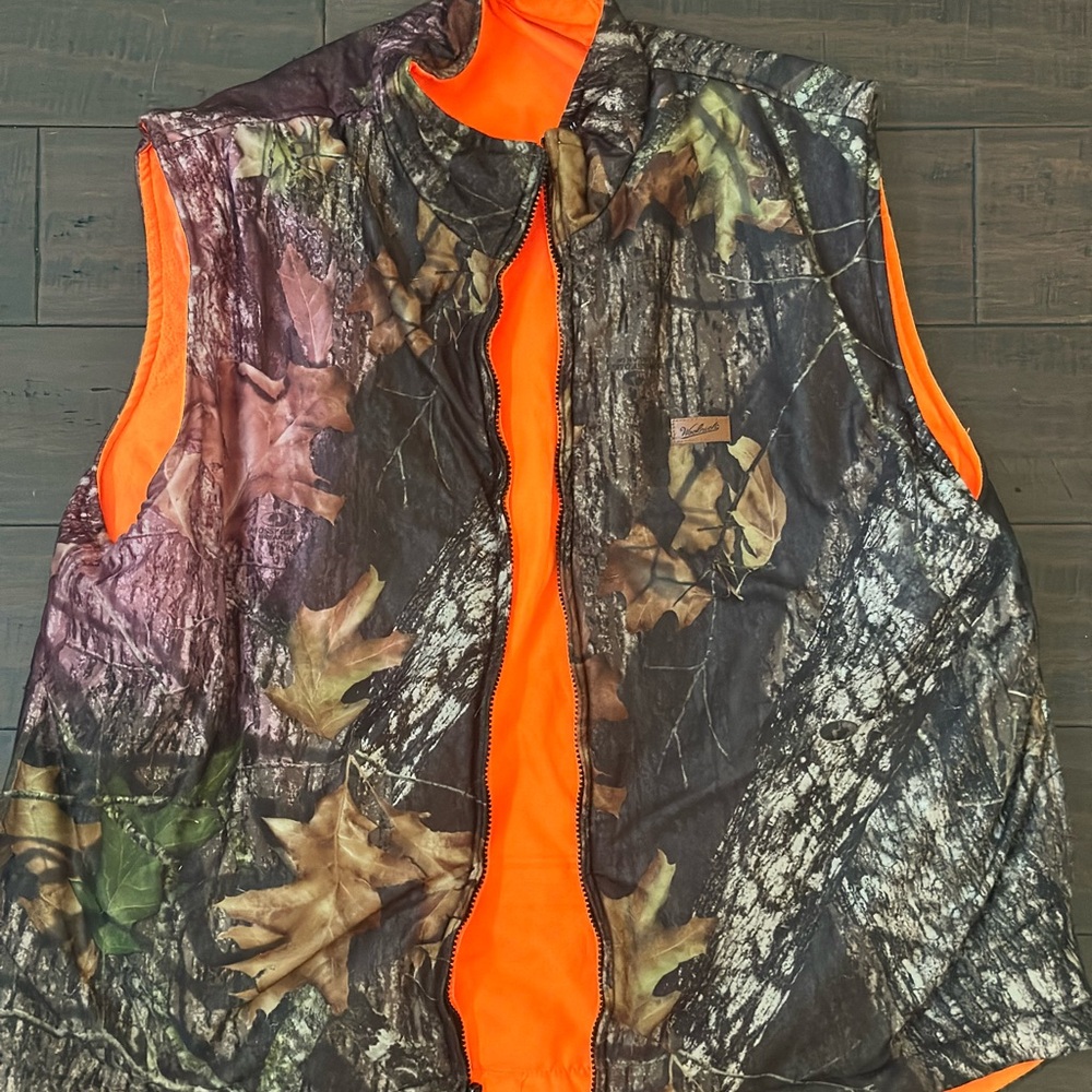 Woolrich Camouflage Vest with Brown Accents